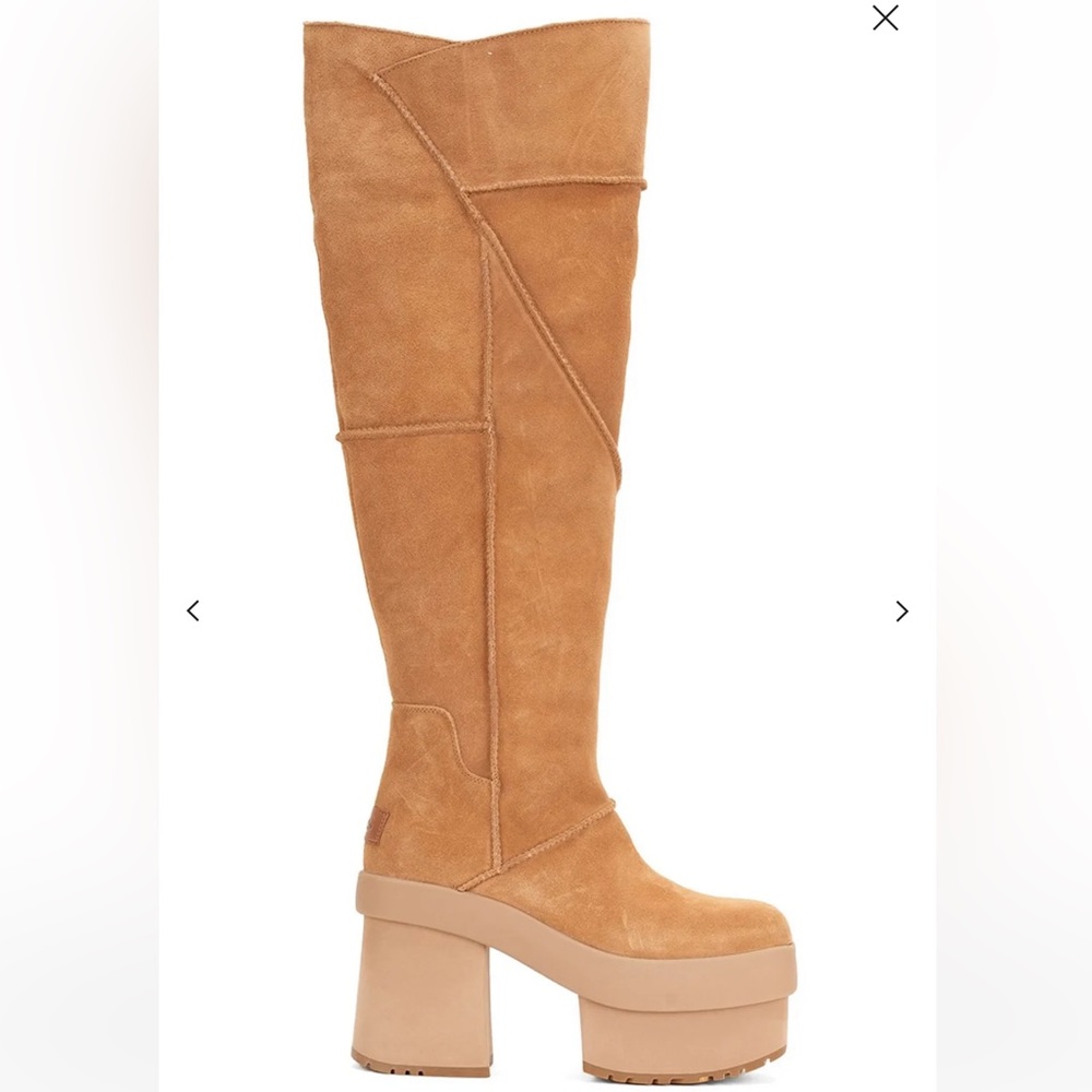 UGG Chestnut Over the Knee Platform Boots
